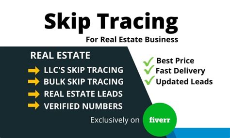 Do Skip Tracing For Real Estate By Tloxp By Muhammad Asif Fiverr