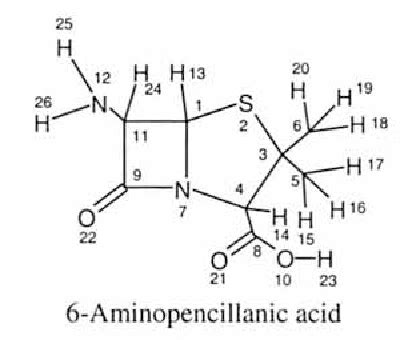 Figure 1 From AM1 Study On The Conformations Of 6 Aminopenicillanic