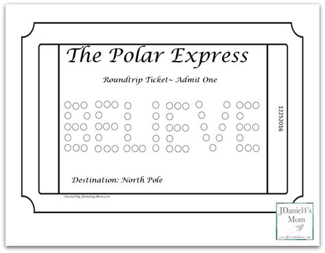 Polar Express Coloring Pages