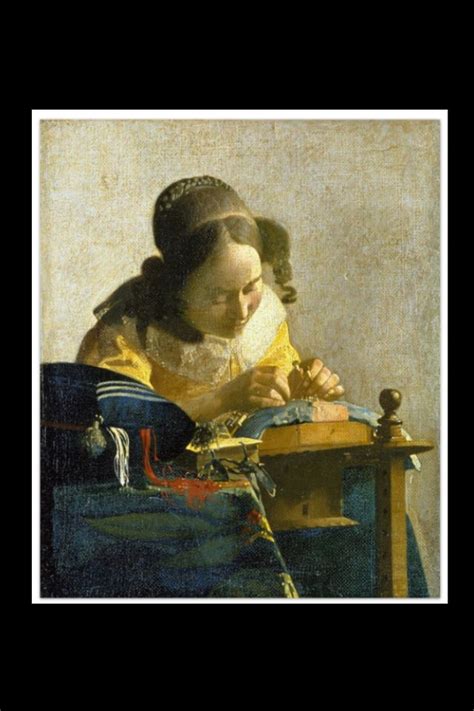 Johannes Vermeer The Lacemaker Oil On Canvas X