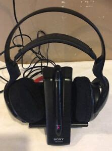 Sony Mdr Rf R Mhz Wireless Headphones Set Ebay