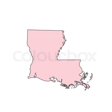 Louisiana Outline Vector at Vectorified.com | Collection of Louisiana ...