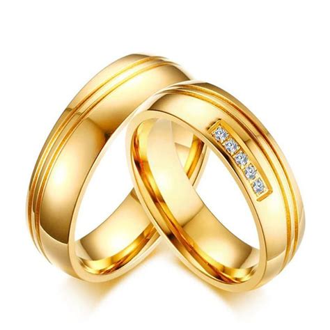 Marriage Gold Wedding Rings For Couples - Wedding Rings Sets Ideas