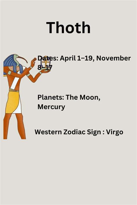 Egyptian Astrology ~ Zodiac Signs & Meanings - The Daily Dish