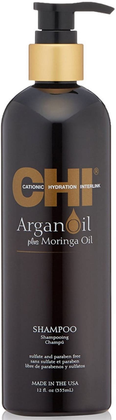 Chi Argan Oil Plus Moringa Oil Shampoo 12 Oz Pack Of 2