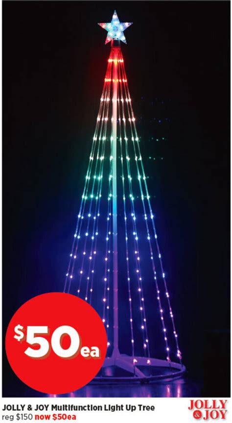 Jolly And Joy Multifunction Light Up Tree Offer At Spotlight