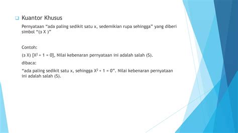 DEFINISI FUNGSI PROPOSISI DAN JENIS JENIS KUANTOR PPT