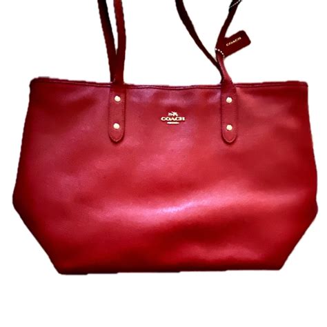 Coach F58846 Svhot Pink Leather City Zip Top Tote Bag Purse Ebay