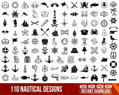 Nautical SVG Bundle, Nautical Svg, Nautical Clipart, Nautical SVG Cut ...