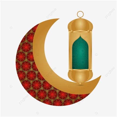 Golden Ramadan Lantern Moon Illustration For Ramadhan And Ramzan Shab E