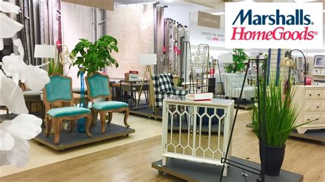 MARSHALLS HOMEGOODS FURNITURE TABLES ARMCHAIRS HOME DECOR SHOP WITH ME