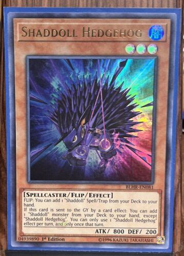 Yu Gi Oh Tcg Shaddoll Hedgehog Battles Of Legend Heros Revenge Blhr