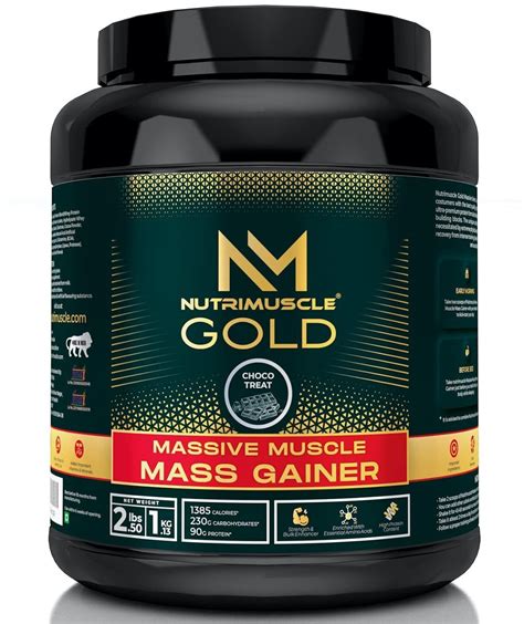 Nutrimuscle Massive Gold Muscle Mass Gainer Powder 25 Lbs Pack Ebay