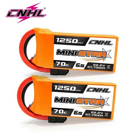 Pcs Cnhl S V Lipo Battery Mah C Ministar Series With Xt