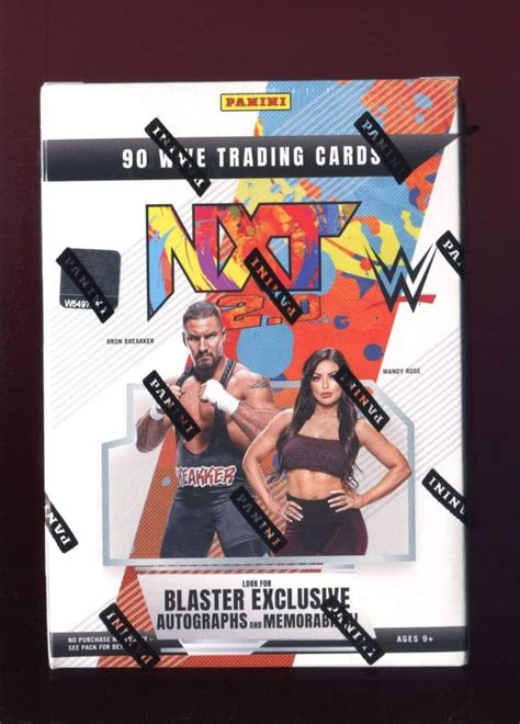 Panini Wwe Nxt Wrestling Factory Sealed Blaster Box Cards