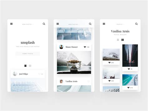 Unsplash Website Concept 1 By Alex Dyakov On Dribbble