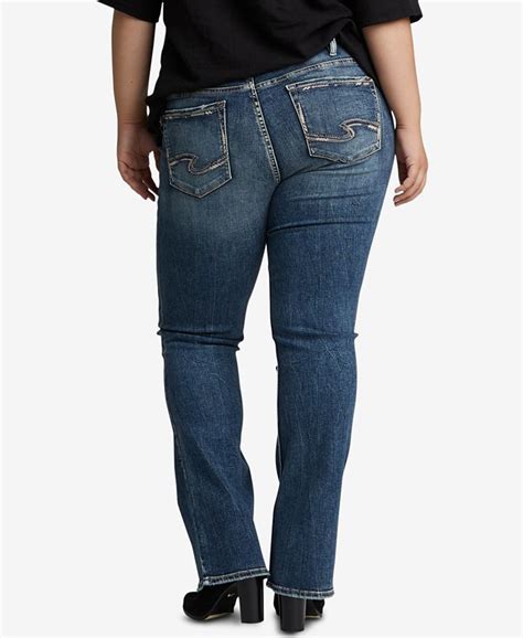 Silver Jeans Co Plus Size Elyse Slim Boot Jeans Macys