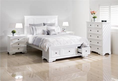 Quebec 4 Piece Tall Chest Queen Bedroom Suite Super A Mart Bedroom