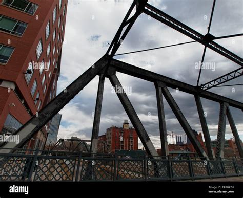 railroad bridge stock photo alamy