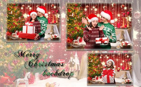 Amazon LYCGS 7X5ft Christmas Backdrop Christmas Photography