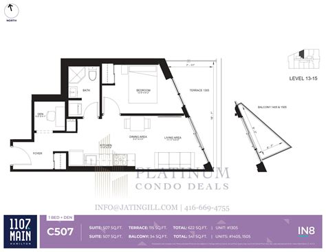 1107 MAIN C507 Floor Plans - Platinum Condo Deals
