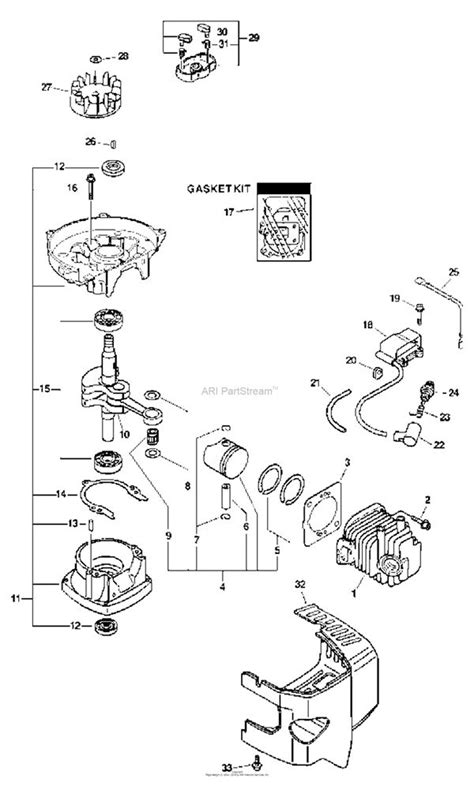 Mantis Tiller Parts Diagram