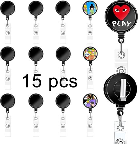 Amazon Pcs Sublimation Badge Reels Blankdiy Badge Reel Kit