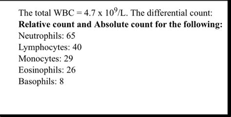 Total Cell Count Formula