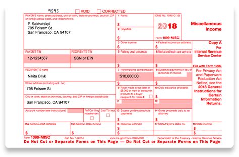 Printable Independent Contractor 1099 Form - Printable Forms Free Online