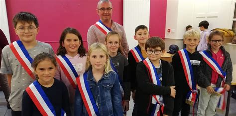 Le nouveau conseil municipal des enfants élu Saint Nizier sous Charlieu