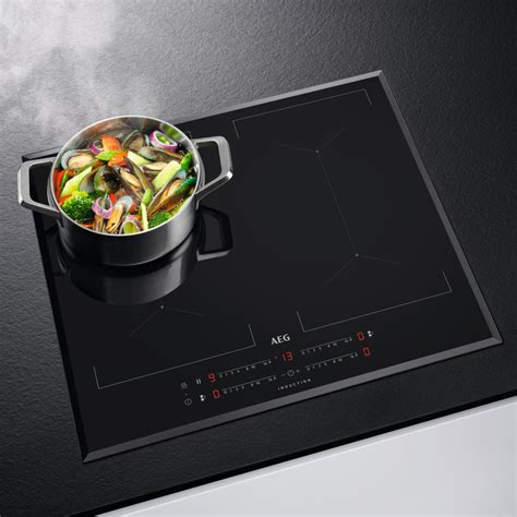 Aeg Series 6000 Ike64450fb 60cm Black Electric Induction Hob Howdens