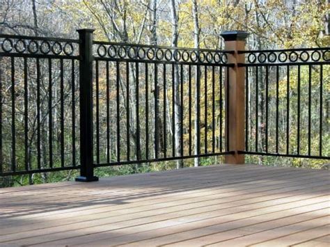 Top 50 Best Metal Deck Railing Ideas - Backyard Designs