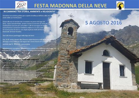 Festa Della Madonna Della Neve Parco Nazionale Gran Paradiso