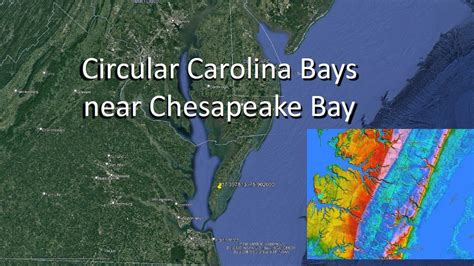 Circular Carolina Bays By Chesapeake Bay Machipongo Bay Va Youtube