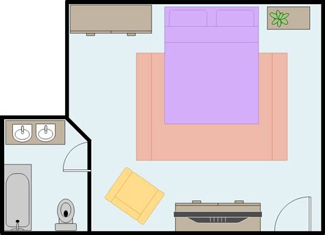 Master Bedroom Layout Floor Plan