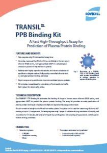 PPB Binding Kit - A Fast High-Throughput Assay for Prediction of Plasma ...