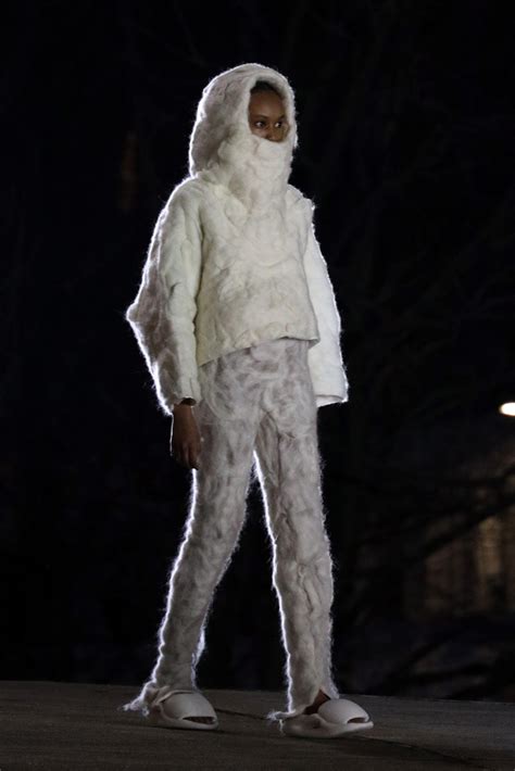 Kanye West Presents Yeezy Season 8 At Paris Fashion Week - Essence ...