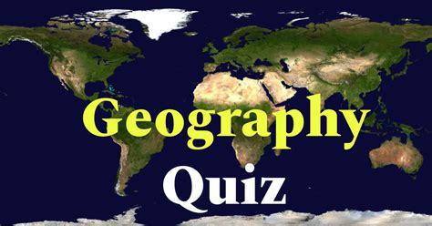 Geography Quiz (GREATEST Countries Of The World Trivia)