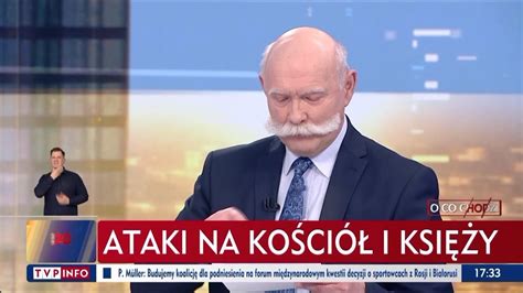 TVP Bronisław Wildstein sprawa ks Jacka Stryczka 30 marca 2023 YouTube