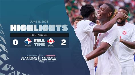 Panam Canada Highlights Concacaf Nations League Finals