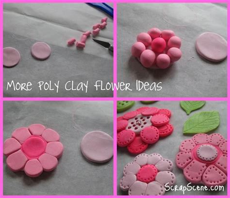 Easy Flowers Polymer Clay Flowers Polymer Clay Crafts Clay Flowers