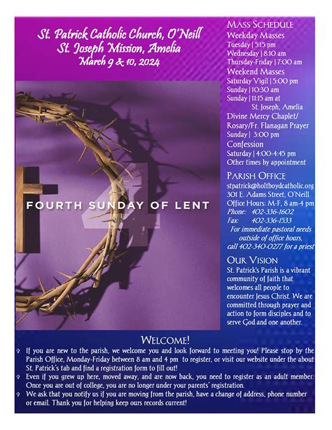 Sunday March 10 2024 4th Sunday Of Lent