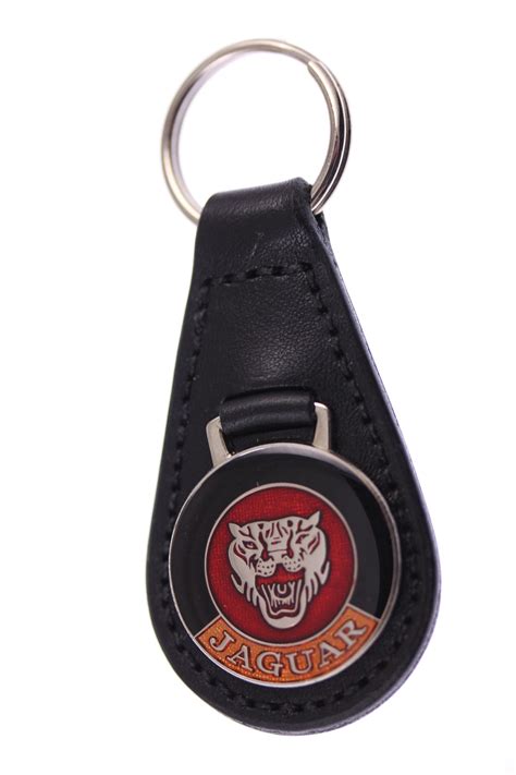 Jaguar Key Rings Handmade Keyrings Classic Leather Fobs