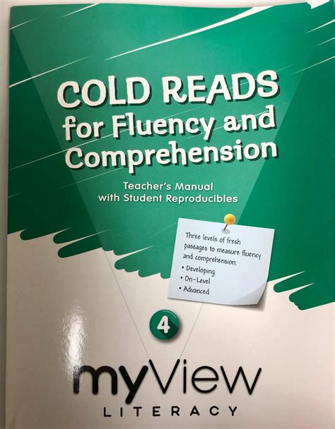 Myview Literacy Cold Reads For Fluency And Comprehension Grade Hot Sex Picture