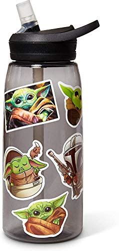 Pennsters Baby Yoda Mandalorian Sticker Pack 50 Count Star Wars