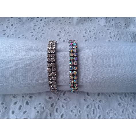 Pulseira Dupla Strasslux Bijux Festa Shopee Brasil