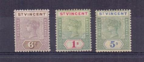 ST VINCENT 1899 QV 6d 1 5 DEFS SG73 5 MH CREASED CAT 268 EBay