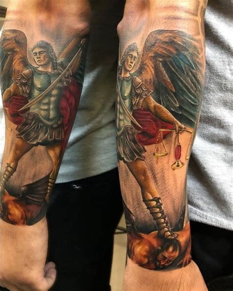 Tatuagem Arcanjo Miguel Ideias Bel Ssimas Para Tatuar