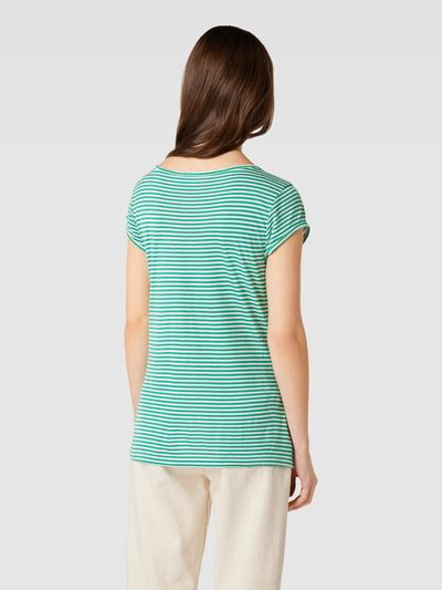 Vila T Shirt Van Pure Viscose Met V Hals Model Scoop In Groen Online