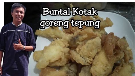 Ikan Buntal Kotak Ikan Kudu Kudu Goreng Tepung Krispy Hasil Cooking